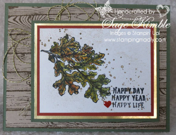 Birthday Card from Stamping Madly using Lovely as a Tree Stamp Set from Stampin' Up1