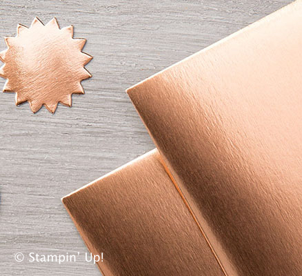 Copper Foil Sheets from Stampin' Up!